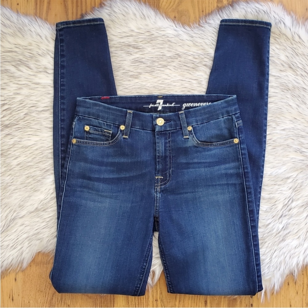 7 For All Mankind Gwenevere Skinny Jeans 27